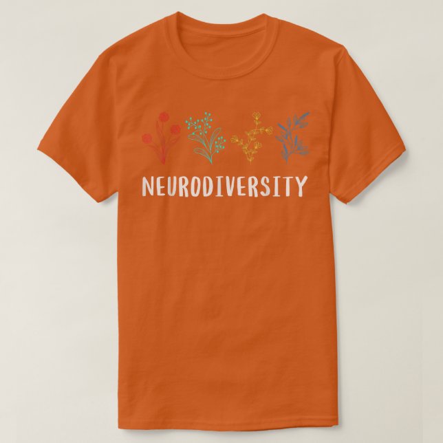 T-shirt Mois de sensibilisation autistique Neurodiversité  (Design devant)
