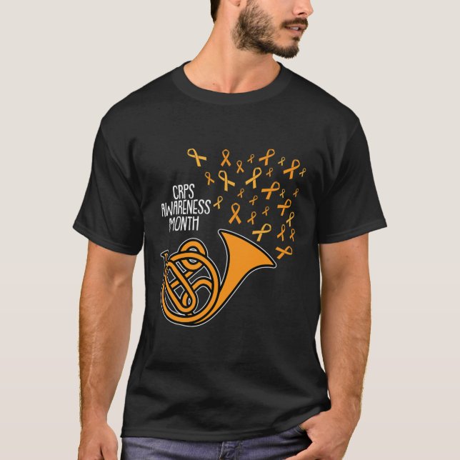 T-shirt Mois de sensibilisation aux Crps Complexe Douleur  (Devant)