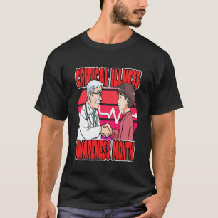 T-shirt Mois de sensibilisation aux maladies graves Octobr