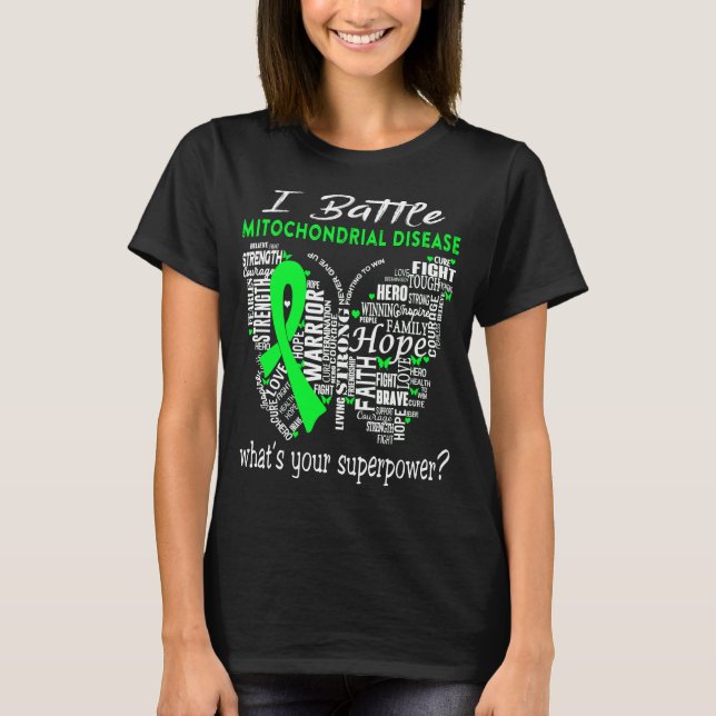T-shirt Mois de sensibilisation aux maladies mitochondrial (Devant)