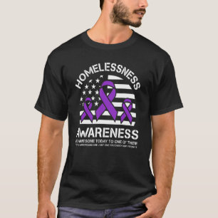 T-shirt Mois de sensibilisation aux sans-abri États-Unis D
