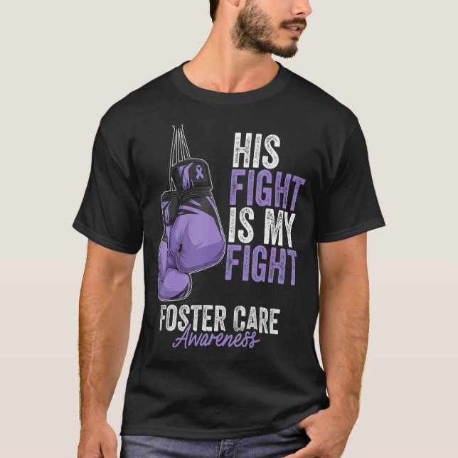 T-shirt Mois de sensibilisation aux soins d'accueil Boxe G (Devant)