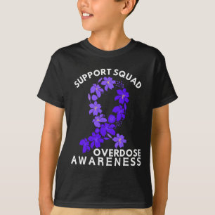 T-shirt Mois de sensibilisation aux surdoses Équipe de sou