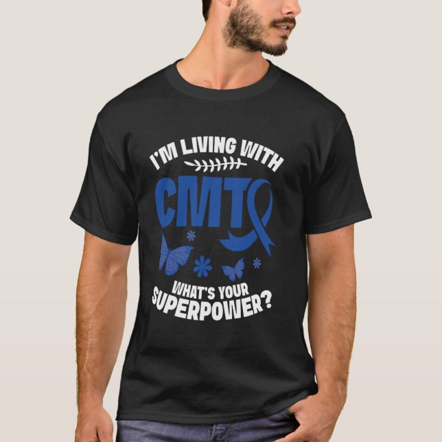 T-shirt Mois de sensibilisation des combattants de la CMT  (Devant)