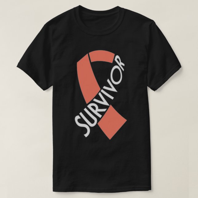 T-shirt Mois de sensibilisation des survivants du cancer u (Design devant)