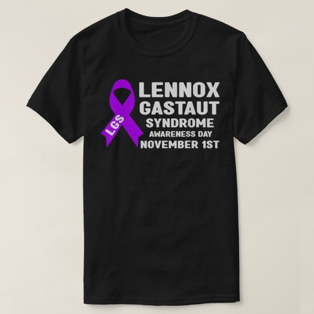 T-shirt Mois de sensibilisation LGS, Lennox Gastaut - Conn (Design devant)