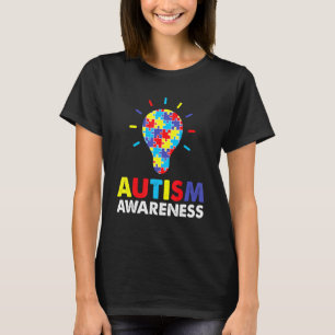 T-shirt Mois de sensibilisation sur l'autisme Autistique m