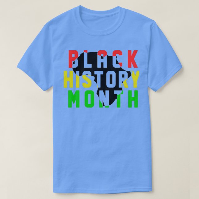 T-shirt mois d'histoire noire (Design devant)