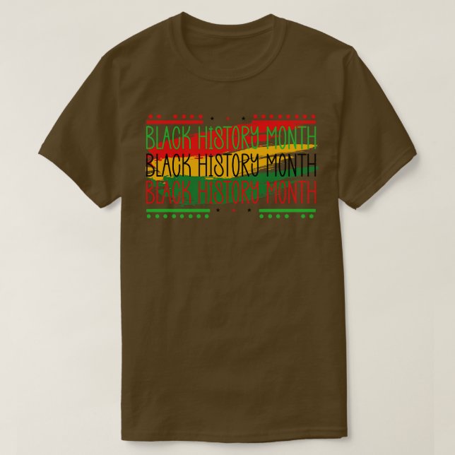 T-shirt mois d'histoire noire 2 (Design devant)