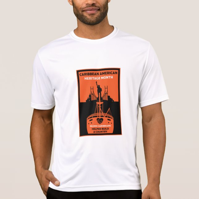 T-shirt Mois du patrimoine des Caraïbes (Devant)