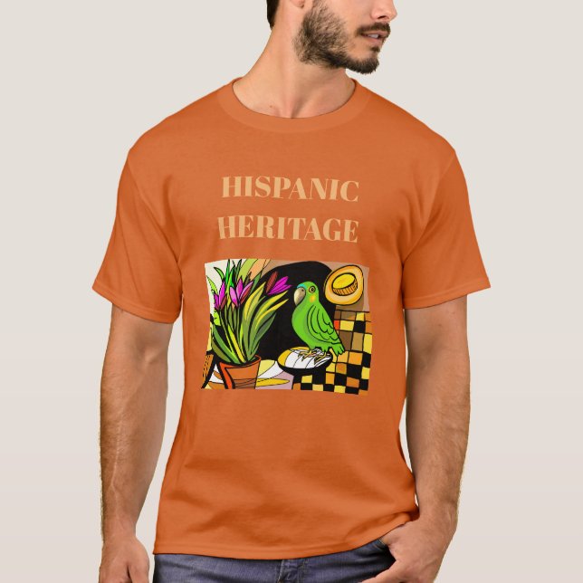 T-SHIRT MOIS DU PATRIMOINE HISPANIQUE (Devant)