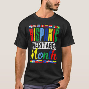 T-shirt Mois du patrimoine hispanique 2022 Costume hispani