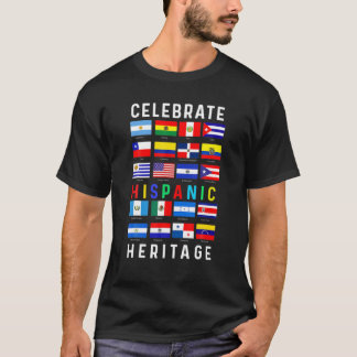 T-shirt Mois du patrimoine hispanique 2022 Nombre national