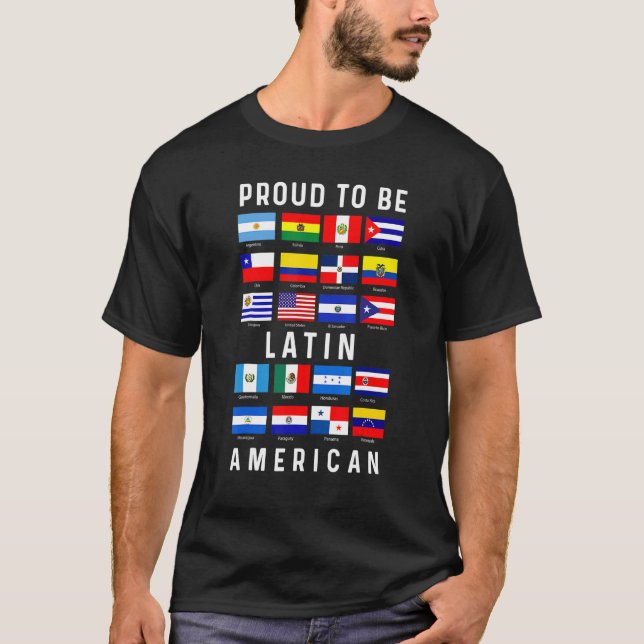 T-shirt Mois du patrimoine hispanique 2022 Nombre national (Devant)