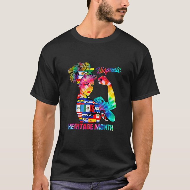 T-shirt Mois du patrimoine hispanique Culture hispanique P (Devant)
