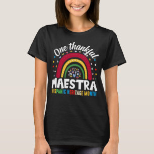 T-shirt Mois du patrimoine hispanique de Maestra