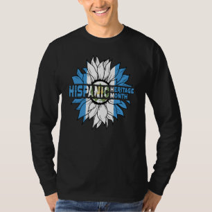 T-shirt Mois du patrimoine hispanique Drapeau du Guatemala