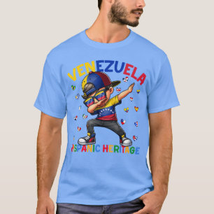 T-shirt Mois du patrimoine hispanique Drapeau du Venezuela