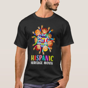 T-shirt Mois du patrimoine hispanique Enfants Jeunes Jeune