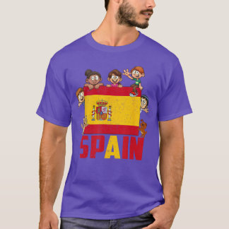 T-shirt Mois du patrimoine hispanique Espagne Garçons Fill