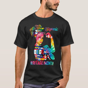 T-shirt Mois du patrimoine hispanique Femmes filles inspir