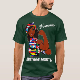 T-shirt Mois du patrimoine hispanique Femmes Latino Pays F