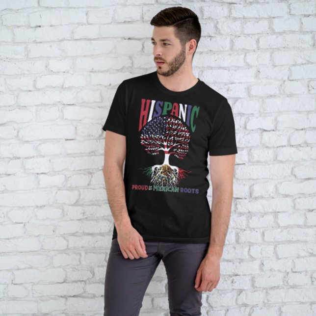 T-shirt Mois du patrimoine hispanique Fière de mes racines (Créateur téléchargé)