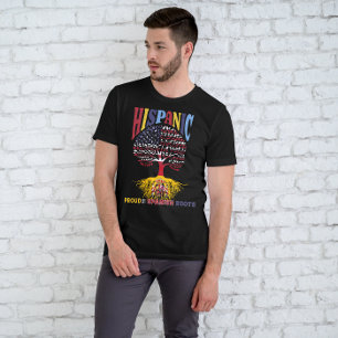 T-shirt Mois du patrimoine hispanique Fière de mes racines