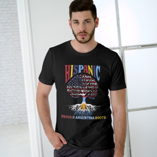 T-shirt Mois du patrimoine hispanique Fière des racines ar