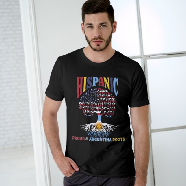 T-shirt Mois du patrimoine hispanique Fière des racines ar (Créateur téléchargé)