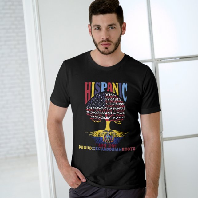 T-shirt Mois du patrimoine hispanique Fière des racines éq (Créateur téléchargé)