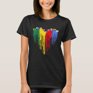 T-shirt Mois du patrimoine hispanique Fiers latino-hommes