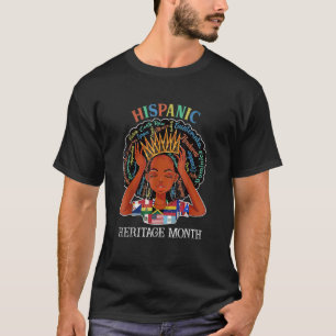 T-shirt Mois du patrimoine hispanique Filles latines Drape