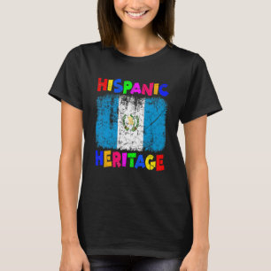 T-shirt Mois du patrimoine hispanique latino Guatemala