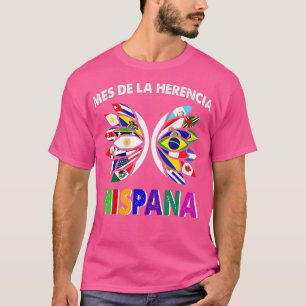 T-shirt Mois du patrimoine hispanique Latino Tous les pays