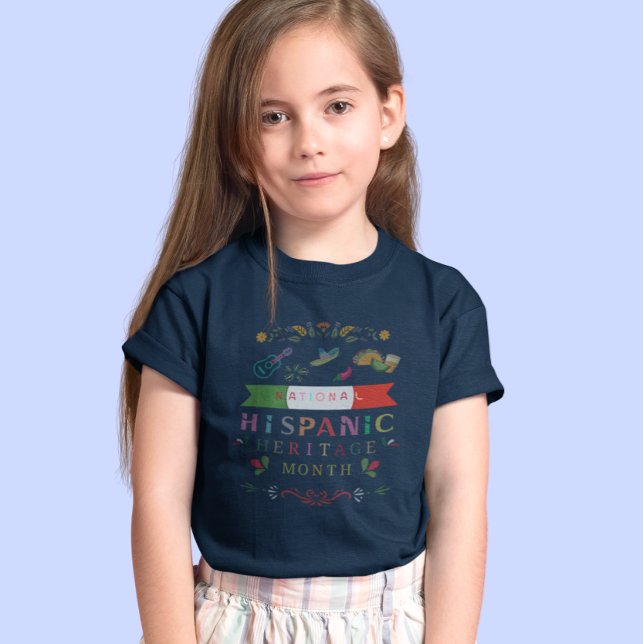 T-SHIRT MOIS DU PATRIMOINE HISPANIQUE NATIONAL (Créateur téléchargé)