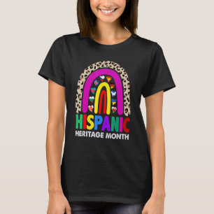 T-shirt Mois du patrimoine hispanique national Arc-en-ciel