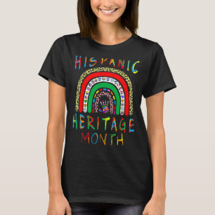 T-shirt Mois du patrimoine hispanique national Arc-en-ciel