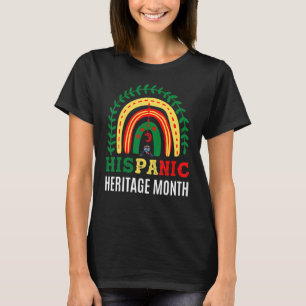 T-shirt Mois du patrimoine hispanique national Arc-en-ciel