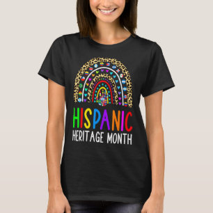 T-shirt Mois du patrimoine hispanique national Arc-en-ciel