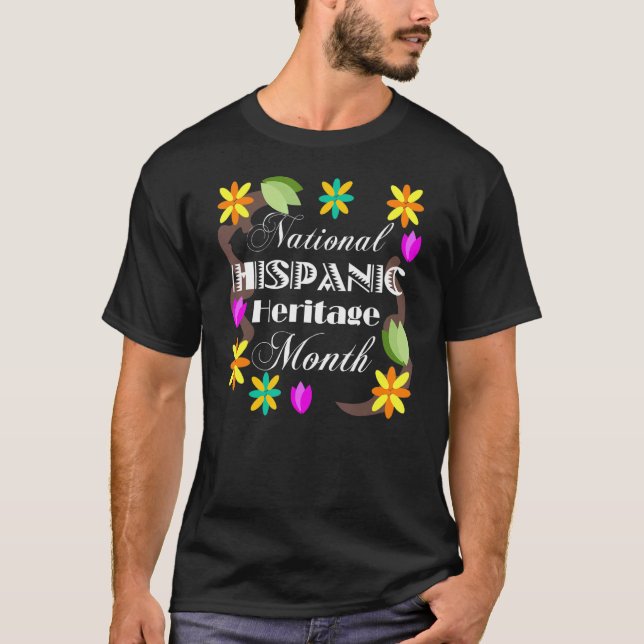 T-shirt Mois du patrimoine hispanique national Hommes Femm (Devant)