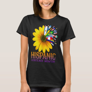 T-shirt Mois du patrimoine hispanique National Latino Joli