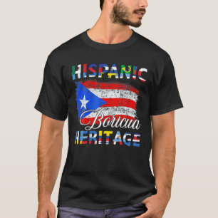 T-shirt Mois du patrimoine hispanique national Porto Rico 