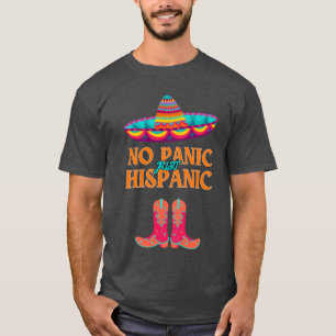 T-shirt Mois du patrimoine hispanique Pas de panique Hispa