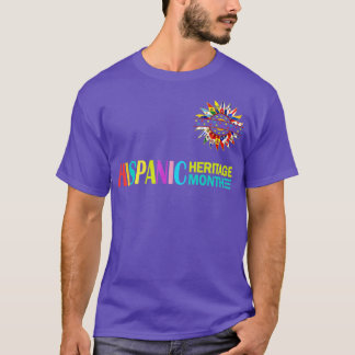 T-shirt Mois du patrimoine hispanique Pays latinos tournes