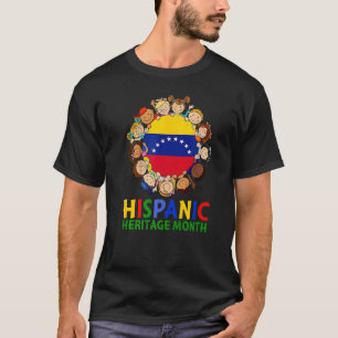 T-shirt Mois du patrimoine hispanique Venezuela Enfants Ga