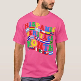 T-shirt Mois du patrimoine national hispanique Tous les pa