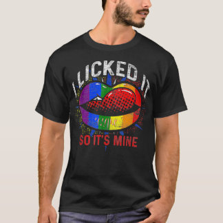 T-shirt Mois Gay pride lesbien drapeau arc-en-ciel LGBT