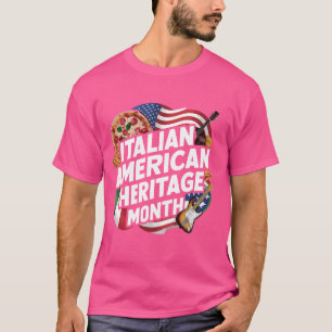 T-shirt Mois italien du patrimoine américain