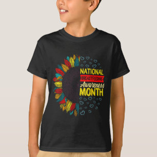 T-shirt Mois minimal de sensibilisation à l'allaitement ma